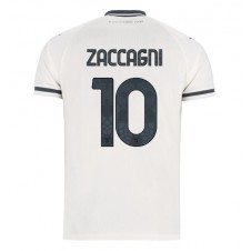 Lazio Mattia Zaccagni #10 Bortatröja 2025-26 Korta ärmar
